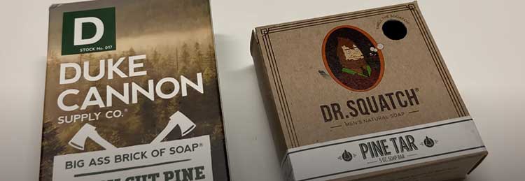Duke Cannon soap vs. Dr. Squatch
