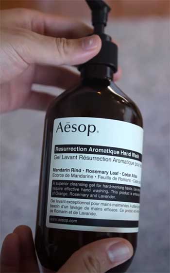 expensive Aesop soap
