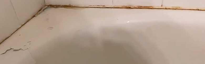 paint coming off bathtub
