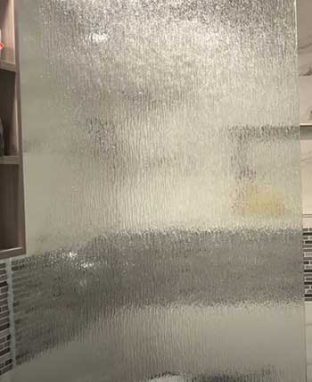 rain glass shower door