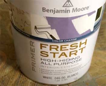 Benjamin Moore Fresh Start primer