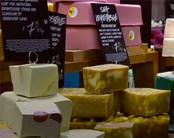 Lush soaps