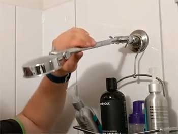 drooping shower head