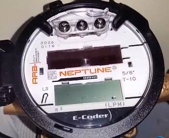 faulty Neptune water meter