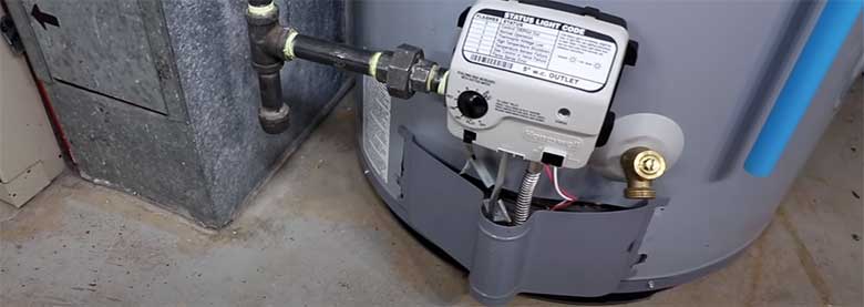 fixing hot water heater burner