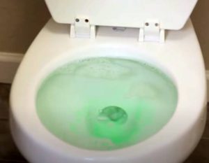 foam coming out of toilet