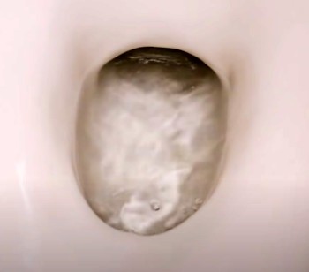 foam in toilet after flushing