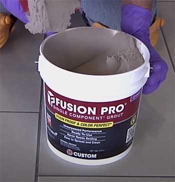 time consuming fusion pro grouting