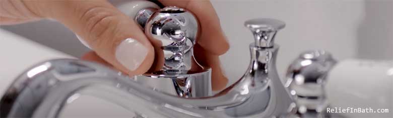tiny hole in faucet