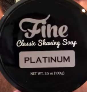 Fine Platinum Shaving Soap