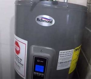 richmond water heater issues
