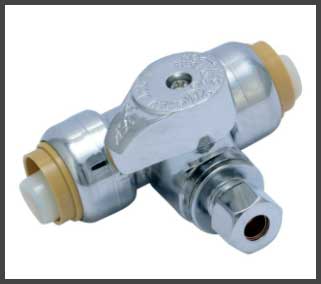SharkBite 24983A Service Tee Stop Valve