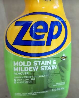 ZEP mold and mildew remover