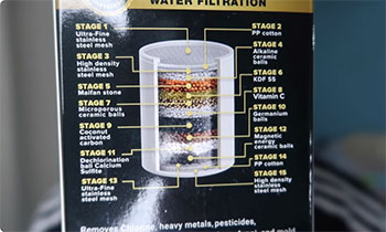 15 stage shower filter