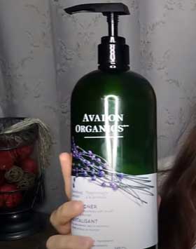 Avalon Organics shampoo and conditioner