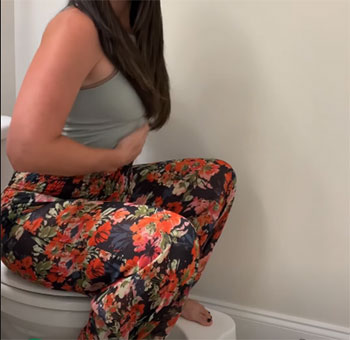 Sitting on the Toilet To Help UTI Pain