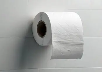 Over  Toilet Paper