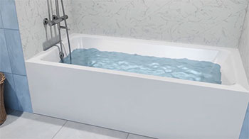 Porcelain Enameled Steel Bathtub