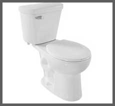 Tuscany Erie White Tall Round Toilet