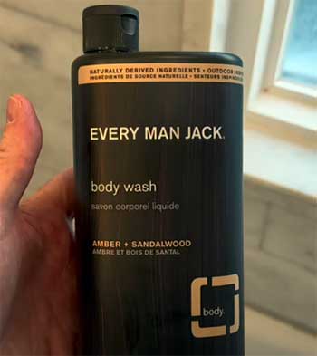 Every Man Jack Nourishing Amber + Sandalwood Mens Body Wash