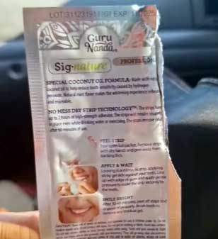 GuruNanda Whitening Strips
