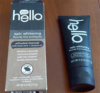 Hello Activated Charcoal Toothpaste