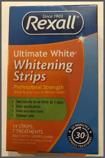 REXALL ULTIMATE WHITE WHITENING STRIPS