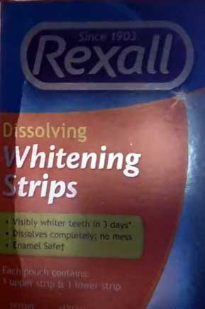 Rexall Whitening Strips
