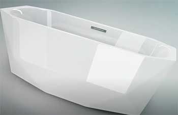 Streamline Acrylic Freestanding Bathtub