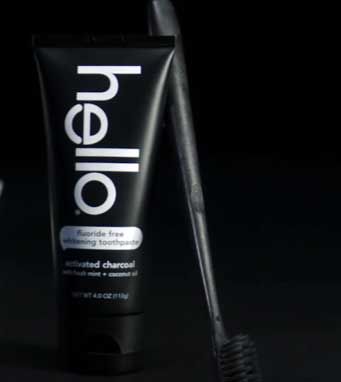 hello activated charcoal toothpaste