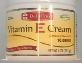 De La Cruz Vitamin E Cream