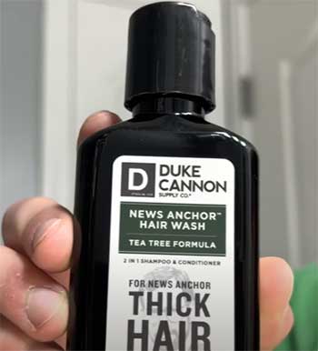 Duke Cannon News Anchor Hair Wash Shampoo and Conditioner