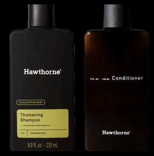 Hawthorne Men's Thickening Shampoo and Conditioner Hair Set