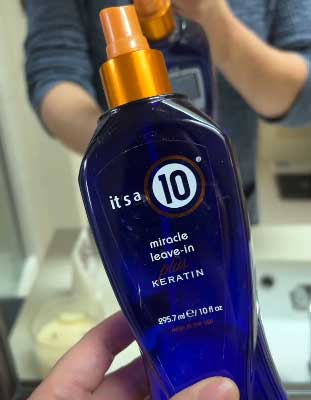 it's a 10 miracle leave-in plus keratin