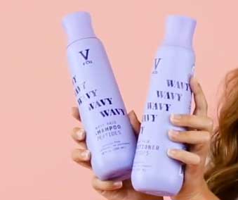 V&Co. Wavy Hair Shampoo & Conditioner