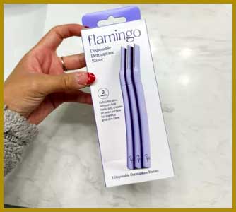 flamingo dermaplane razors