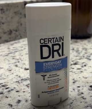 Certain Dri Deodorant