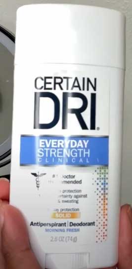 Certain Dri Solid Deodorant