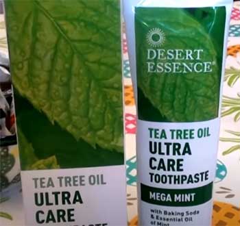 Desert Essence Natural Tea Tree Oil Toothpaste