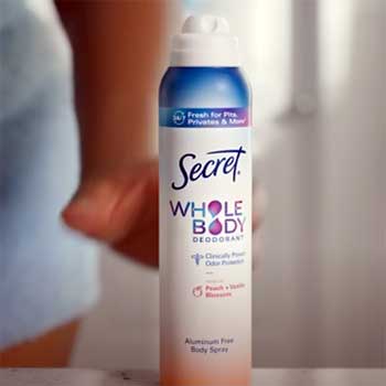 Secret Whole Body Deodorant