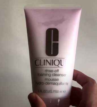 Clinique’s Rinse-Off Foaming Face Cleanser