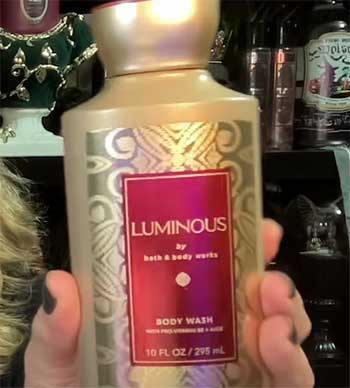 Luminous body wash Bath And Body Works