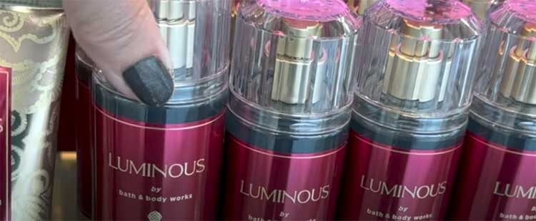 Luminous body wash Bath And Body Works