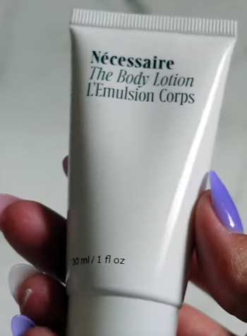 nécessaire body lotion