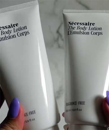 nécessaire body lotion