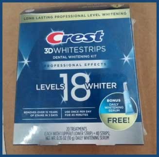 Crest Whitestrips Level 18