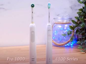 oral b pro 1000 vs sonicare 4100