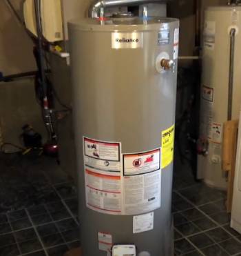 Reliance 50-gallon natural gas water heater