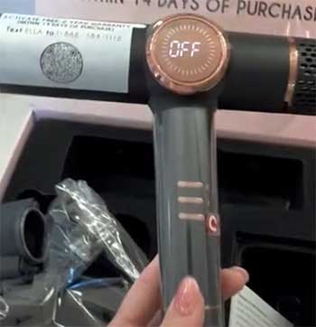 ELLA BELLA Professional Ionic Hair Dryer with Diffuser