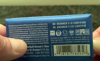 dr bronner peppermint bar soap